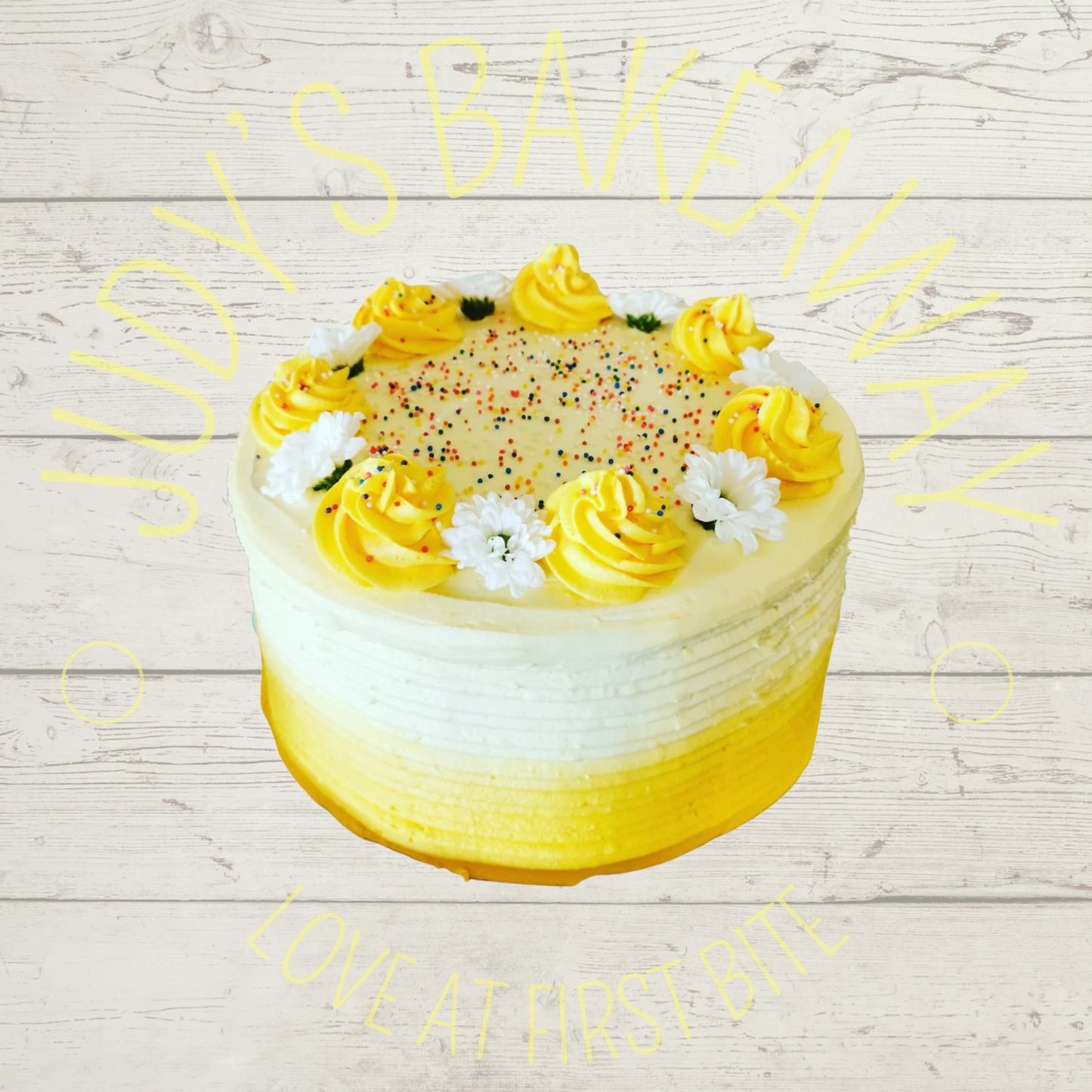 Butter cream cake - Ombré effect