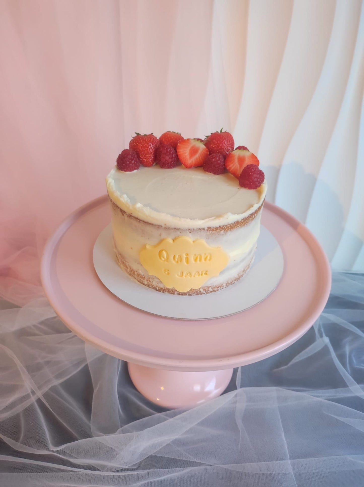 Butter cream cake - Semi naked cake