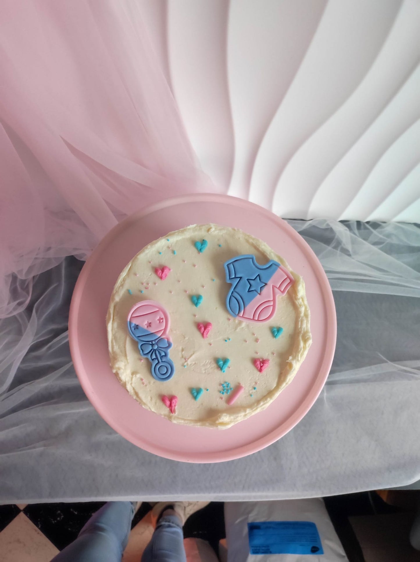 Gender Reveal Cake