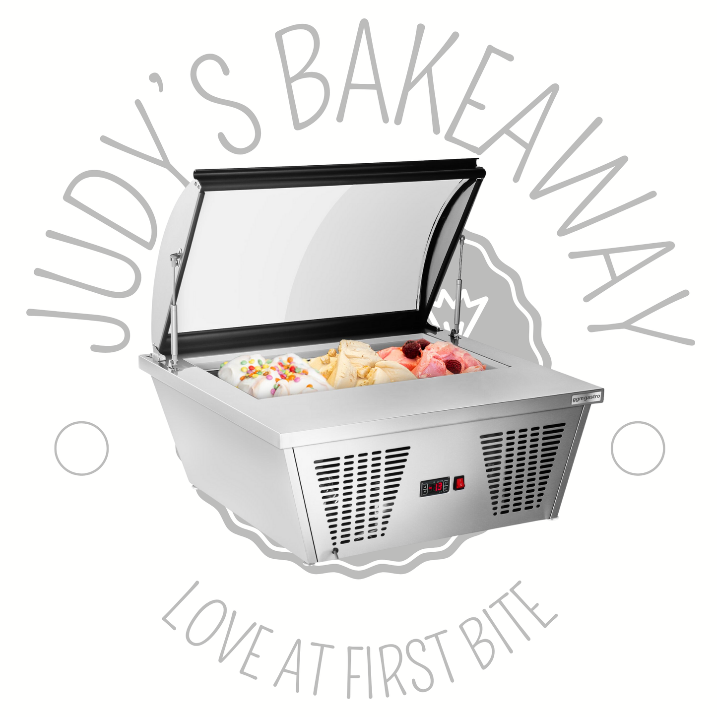 Judy's Bakeaway - Ijsvitrine - Te huur