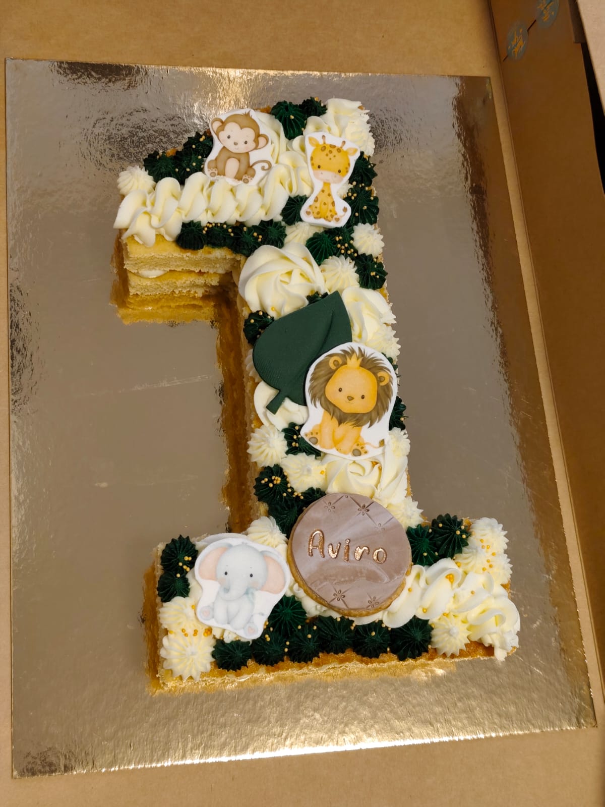 Cijfertaart bestellen – jubileum – Judy's Bakeaway Zottegem