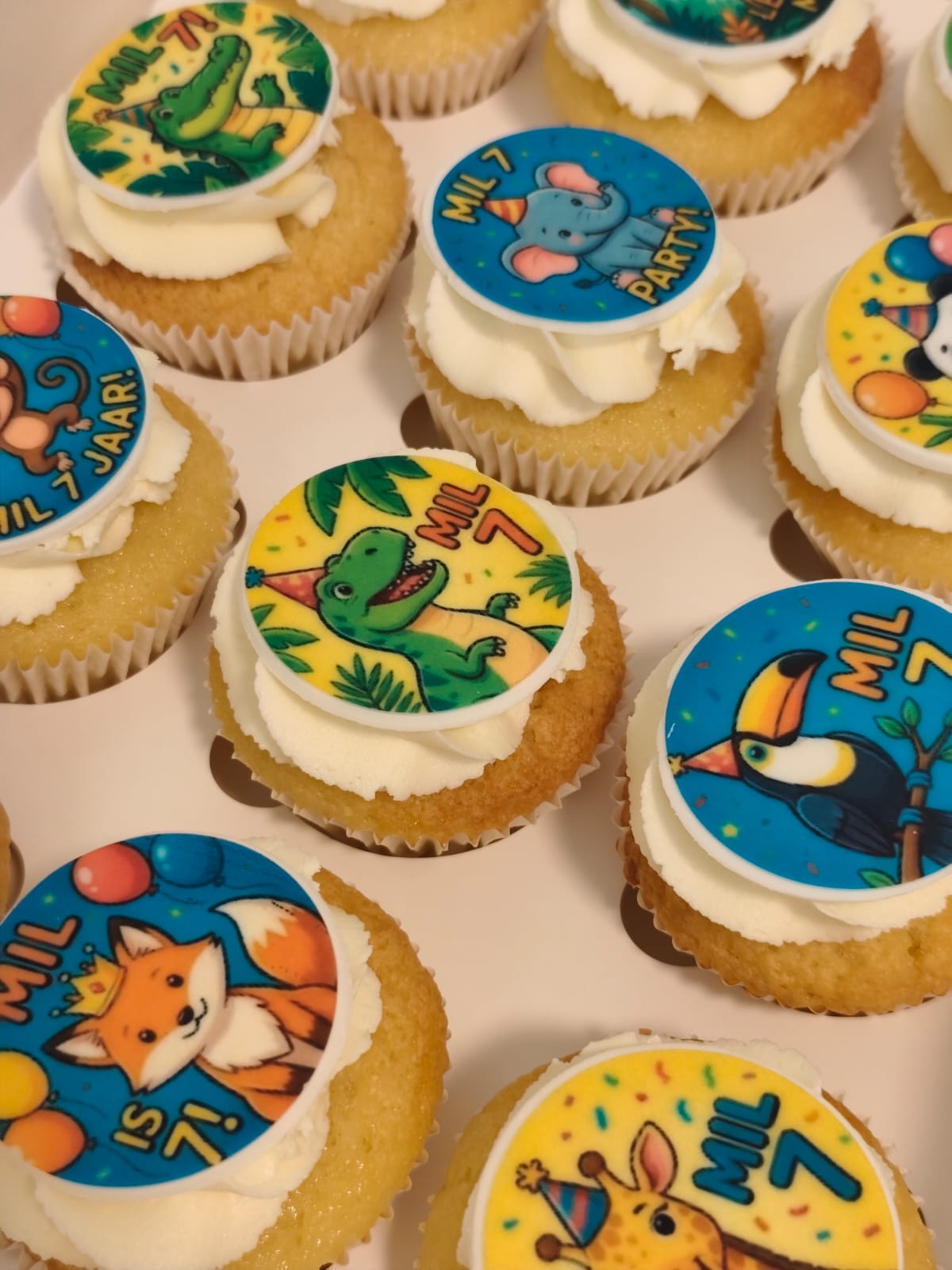 Cupcakes op maat – traktatie – Judy's Bakeaway Zottegem