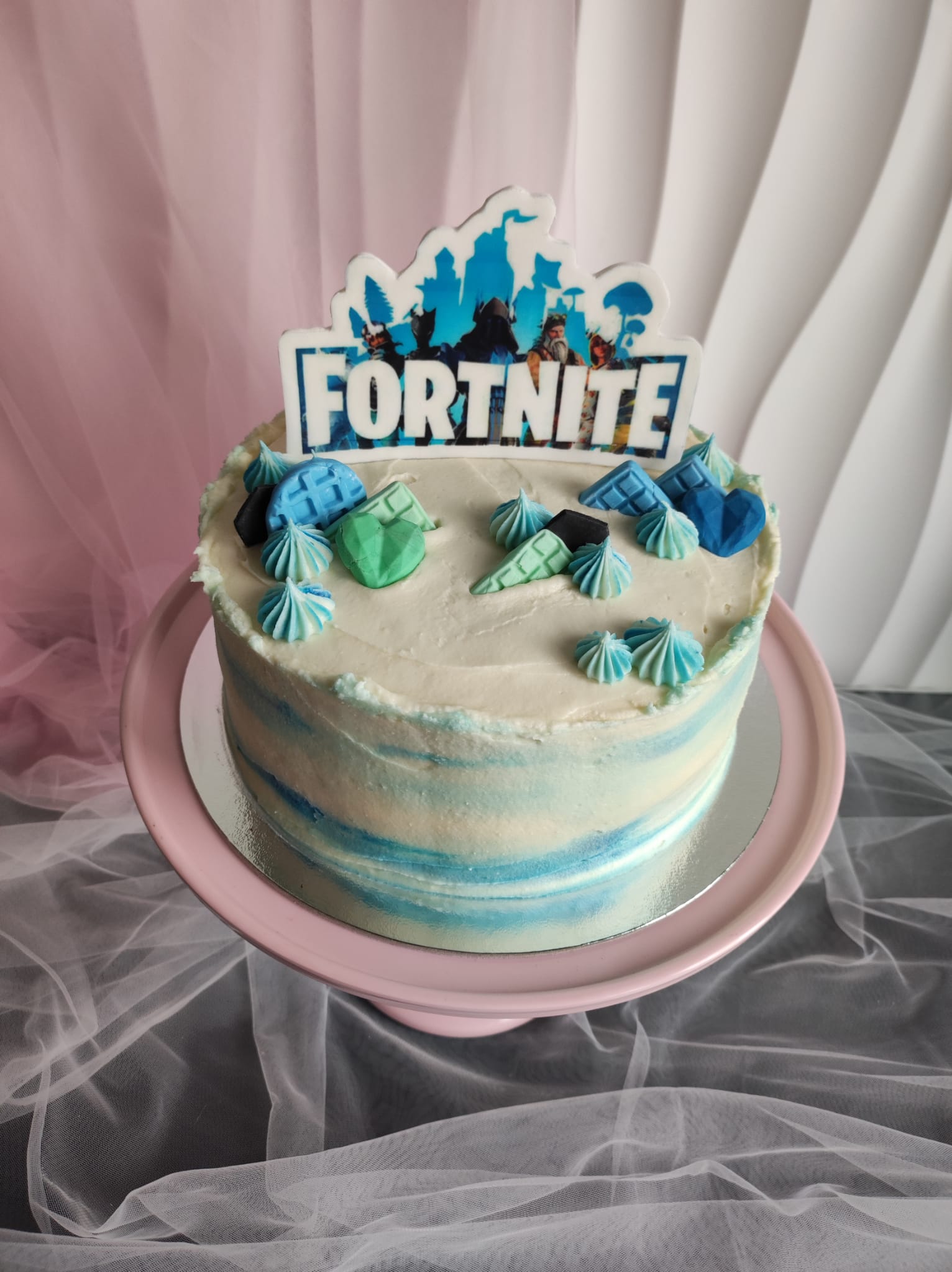 Butter cream cake - Fortnite