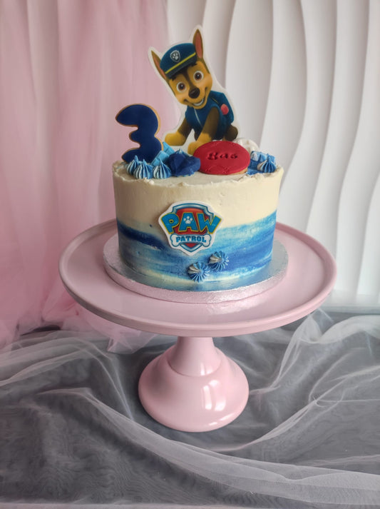 Butter cream cake - paw patrol - chase