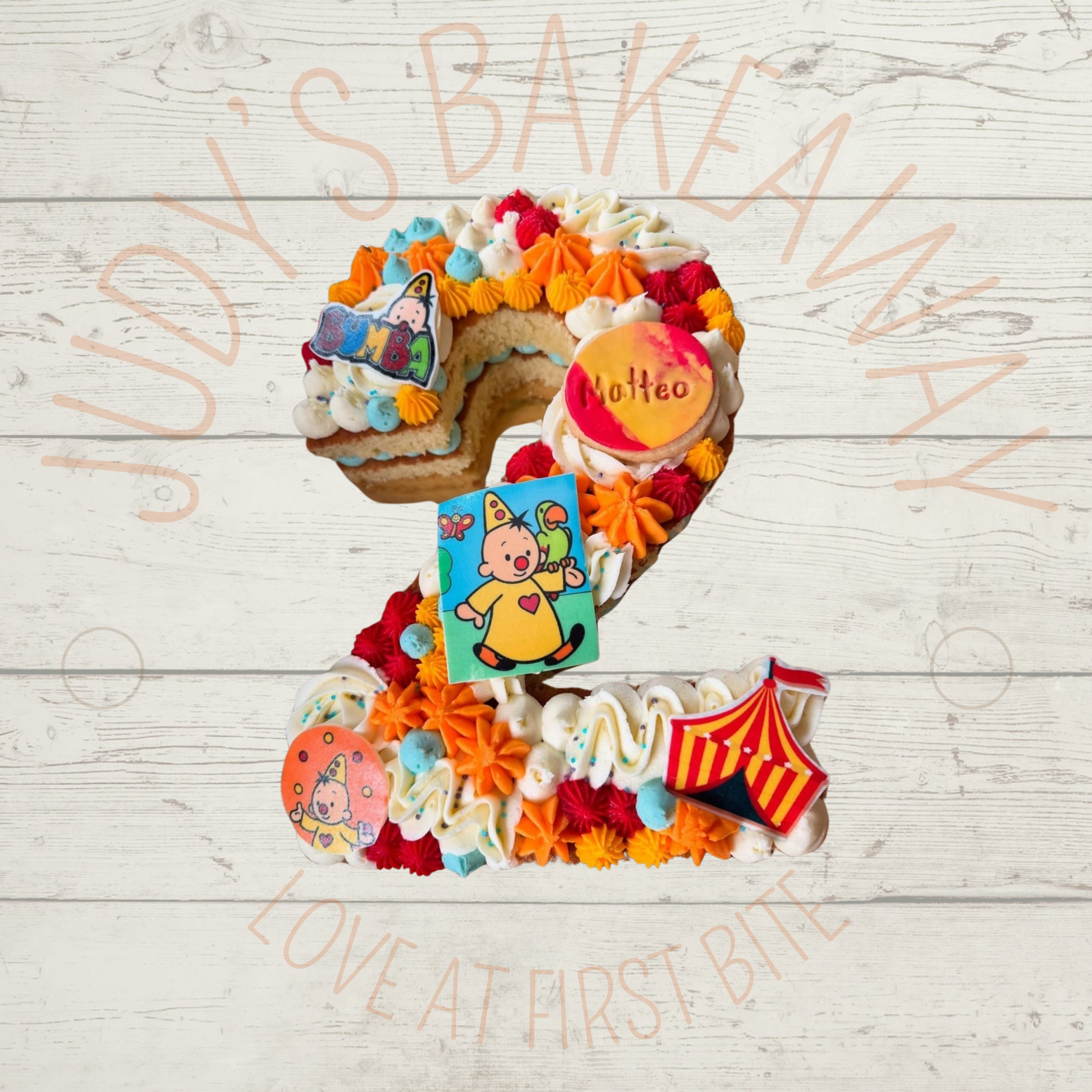 Cijfertaart - number cake - 2