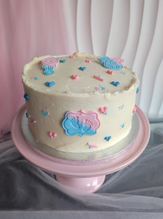 Gender Reveal Cake