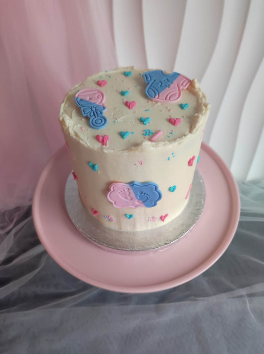 Gender Reveal Cake
