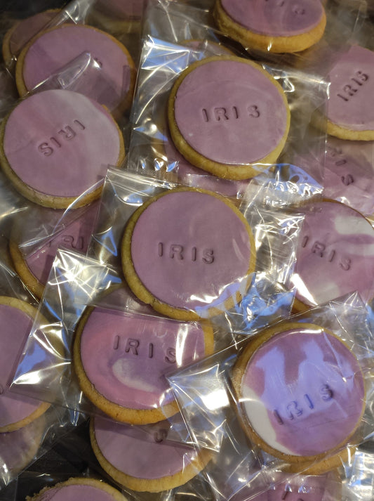 Koekjes + naam - iris