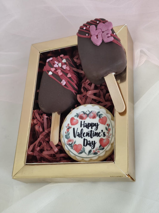 Magnum Pops en Valentijnkoekje